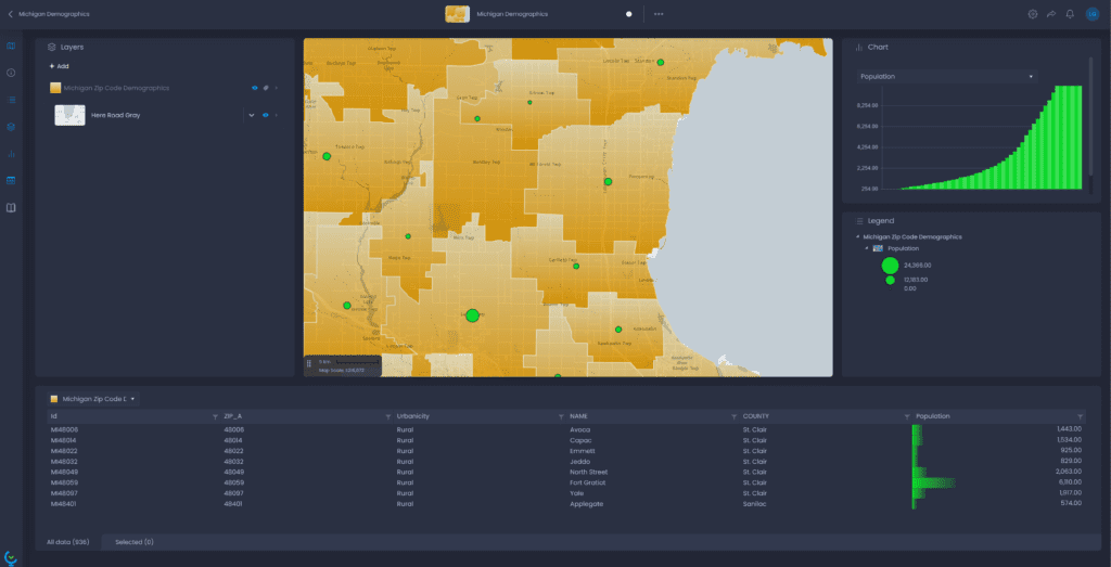 map interface