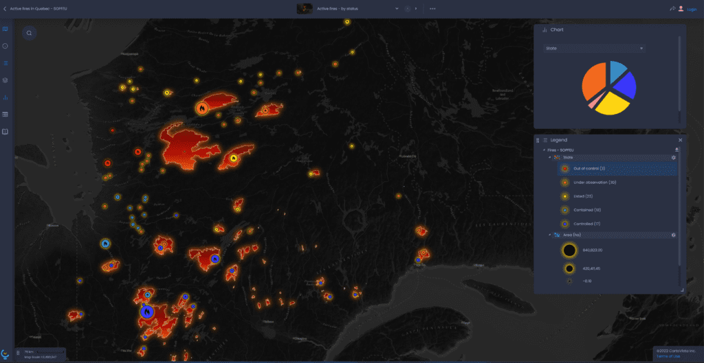 map visualization