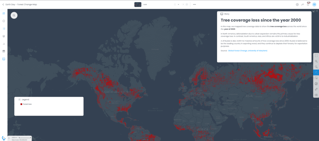Global Tree Coverage Loss since 2000