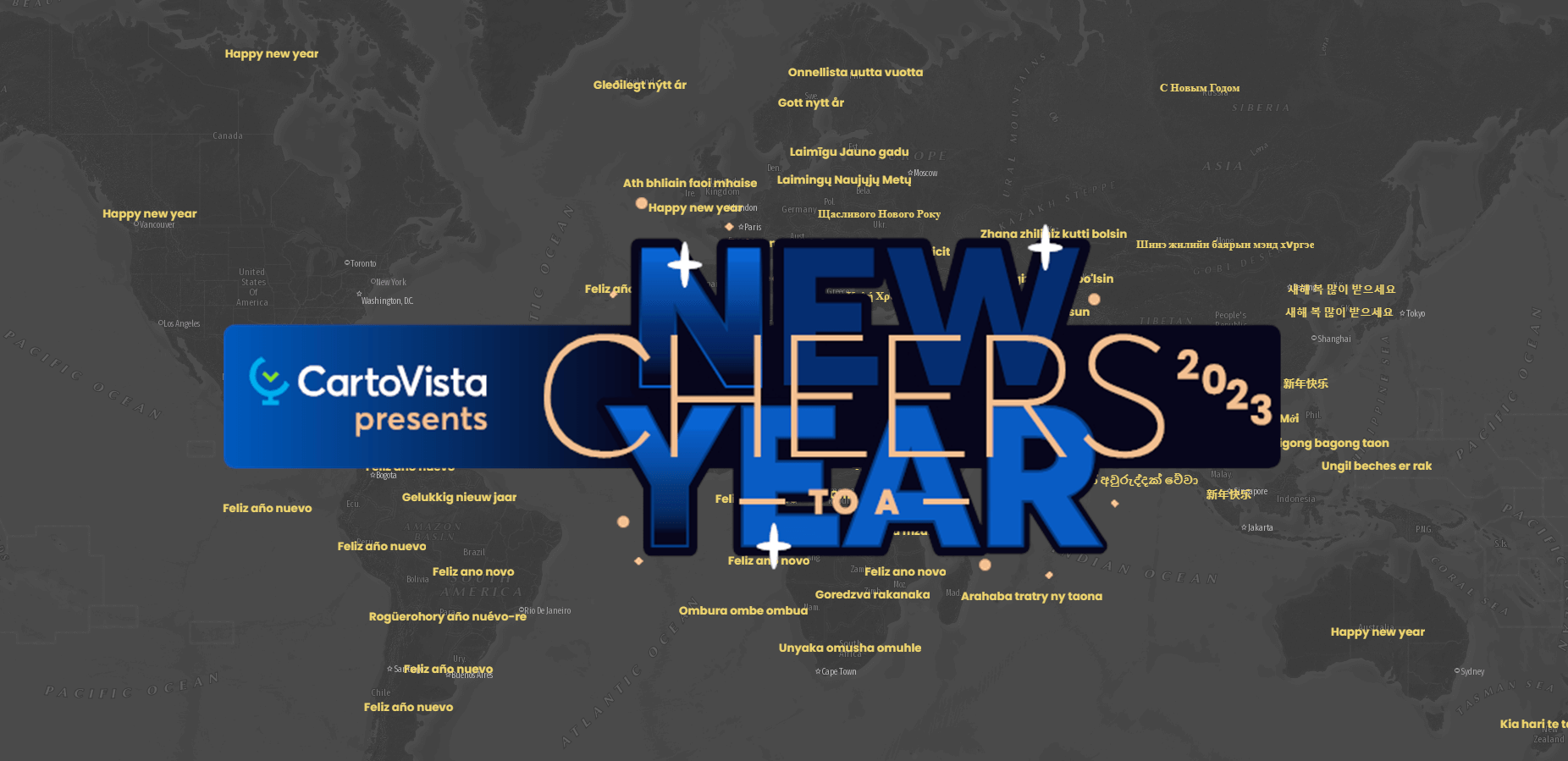 Happy New Year Story Map 2023