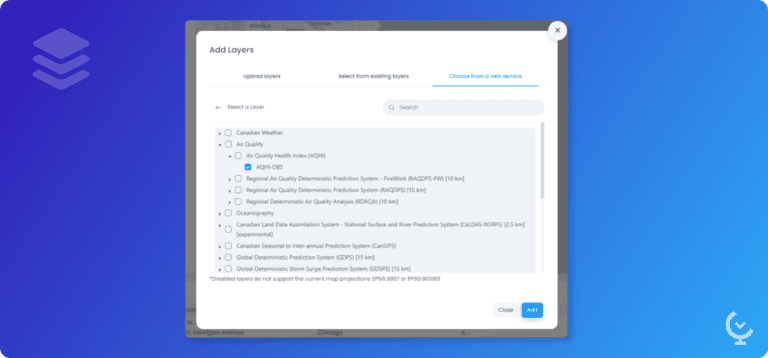 Integrate WMS and WMTS layers easily