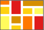 Colour Ranges thematic analysis example for polygon layers in CartoVista