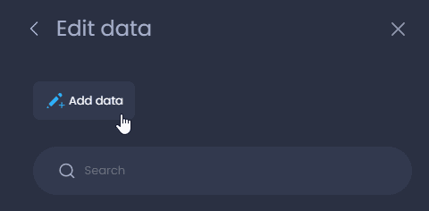 Screenshot showing add data in CartoVista when editing data