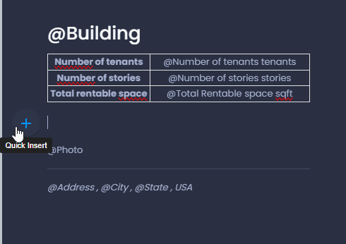 Screenshot showing custom data tips edit quick insert in CartoVista when work with layers interactivity