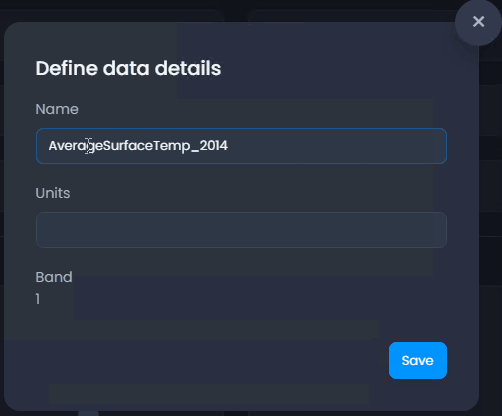 Screenshot showing renaming layer 1 in CartoVista when rename layers