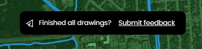 Screenshot showing image in CartoVista when collect feedback from the public using the feedback tool