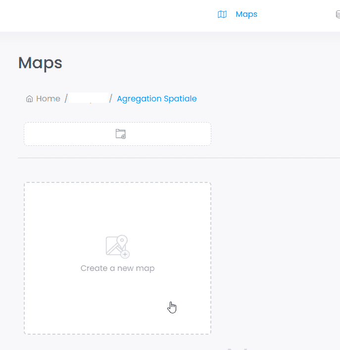 Screenshot showing image in CartoVista when perform spatial aggregation of points by zones (polygons)