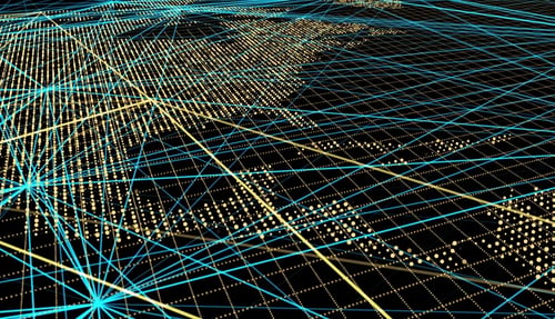 Map showing high volume of interconnection requests across the grid