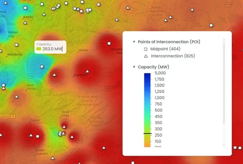 Public-facing POI heatmap promoting grid transparency
