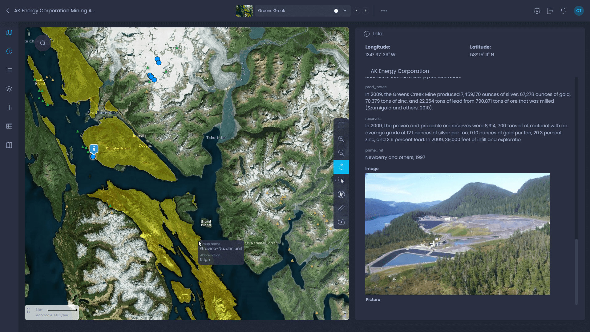 What you can do in CartoVista map interface - CartoVista platform capabilities