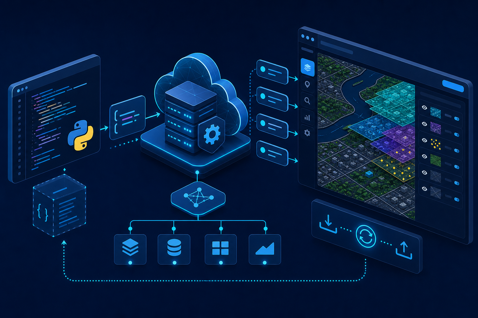 CartoVista REST API automation workflow illustration