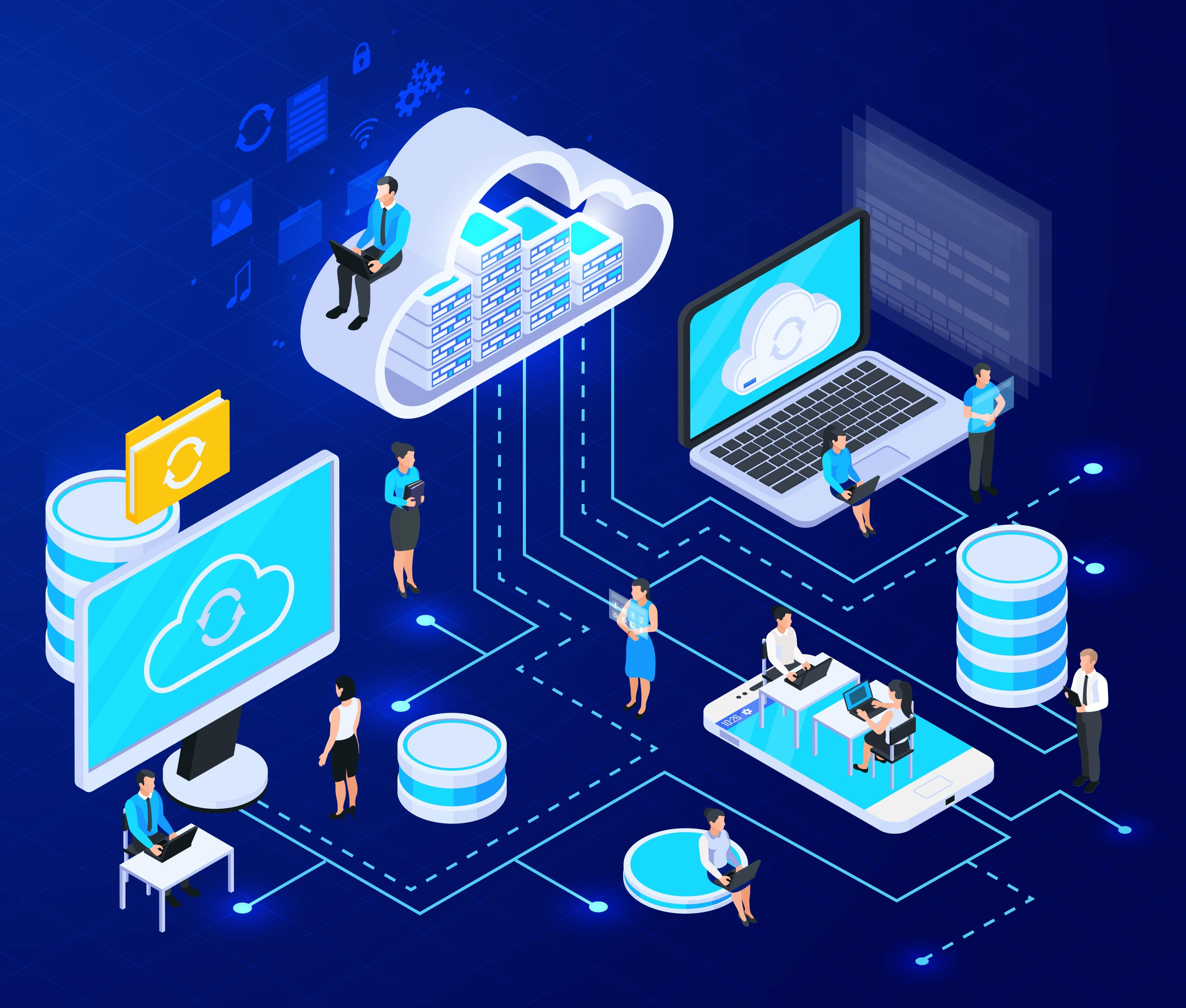 Cloud deployment illustration