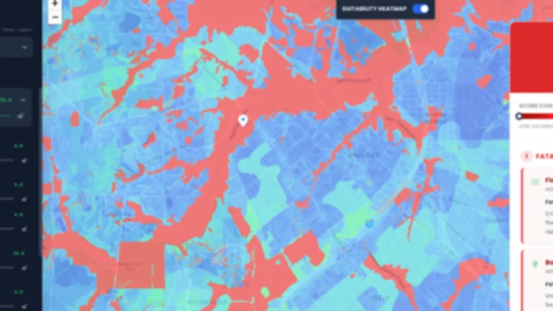 Dynamic siting analysis heatmap for the upcoming transmission siting webinar