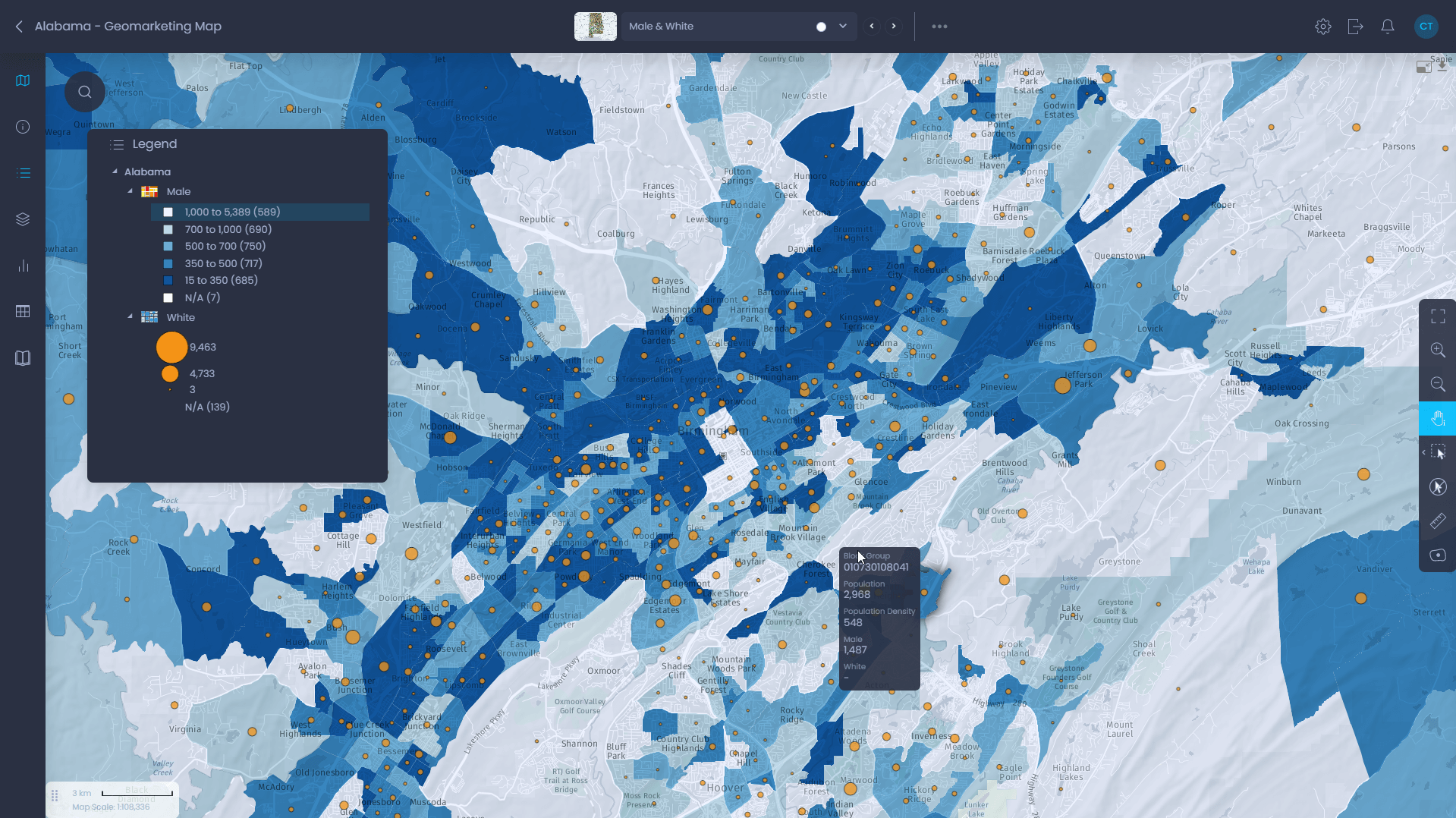 CartoVista flexible mapping workspace for any industry